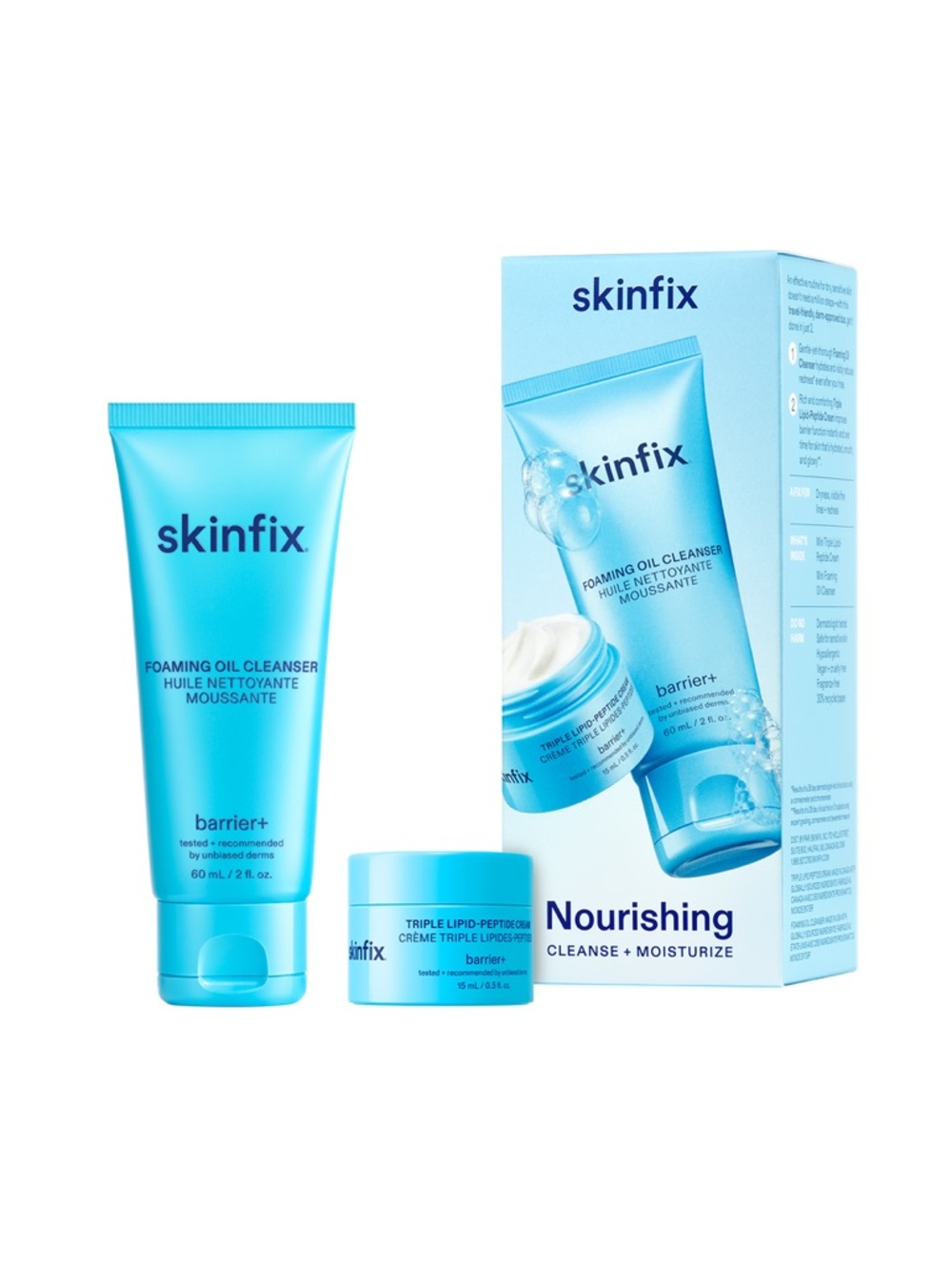 Skinfix Nourishing Cleanse + Moisturize Skincare Set